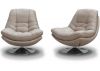 Axis Swivel Chair by SofaHouse - Light Grey