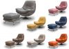 Axis Swivel Chair & Footstool by SofaHouse