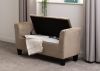 Amelia Storage Ottoman in Oyster by Wholesale Beds & Furniture Room Image Open