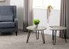 Athens Duo Coffee Table Set in Concrete Effect by Wholesale Beds & Furniture Room Image