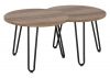 Athens Duo Coffee Table Set in Medium Oak Effect by Wholesale Beds & Furniture