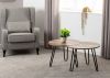 Athens Duo Coffee Table Set in Medium Oak Effect by Wholesale Beds & Furniture Room Image