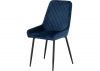 Treviso Dining Table + 4 Blue Avery Chairs by Wholesale Beds Blue Chair