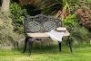 Ballygowan Garden Love Seat in Hammered Bronze