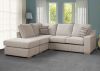 Clyde LHF Corner Sofabed in Beige by Sweet Dreams