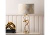 56cm Gold Swirl Table Lamp with Gold Shade by CIMC Room Image