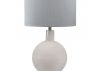 72cm Grey Stripe Table Lamp with Grey Shade by CIMC Close