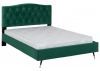 Freya 4ft 6 (Standard Double) Bedframe in Green by Wholesale Beds & Furniture Angle