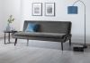 Gaudi Grey Velvet Sofabed by Julian Bowen