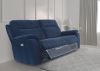 Havarti Fabric Electric Reclining Sofa Range in Blue