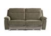 Havarti Fabric Electric Reclining 3 + 2 Sofa Set in Green 3 Seater