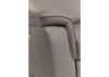 Havarti Italian Leather Electric Reclining 1 Seater Sofa in Grey Edge