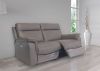Havarti Italian Leather Electric Reclining Sofa Range in Grey Room Image