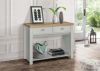 Highgate Grey and Oak 2-Drawer Console Table by Birlea Room