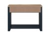 Highgate Navy and Oak 2-Drawer Console Table by Birlea Back