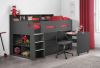 Jupiter Anthracite Mid-Sleeper by Julian Bowen pull out desk