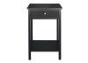 Lindon Black End Table by CIMC Front
