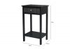 Lindon Black End Table by CIMC Dimensions