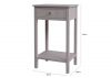 Lindon Summer Grey End Table by CIMC Dimensions