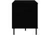 Madrid Black/Acacia Effect TV Unit by Wholesale Beds & Furniture Side