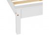 Monaco White Low End 3ft (Single) Bedframe by Wholesale Beds End
