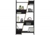 Naples Black/Pine Effect Tall Bookcase by Wholesale Beds