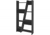 Naples Grey Tall Bookcase by Wholesale Beds Angle Side