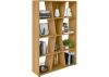 Naples Oak Effect Medium Bookcase by Wholesale Beds