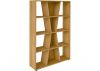 Naples Oak Effect Medium Bookcase by Wholesale Beds Angle