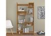 Naples Oak Effect Tall Bookcase by Wholesale Beds Room Image