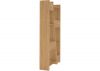Naples Oak Effect Tall Bookcase by Wholesale Beds Side