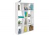 Naples White Medium Bookcase by Wholesale Beds