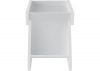 Naples White Side Table by Wholesale Beds Side