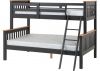 Neptune Grey/Oak Triple Sleeper Bunk Bed by Wholesale Beds Angle