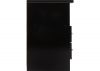 Nevada Black Gloss 2-Drawer Bedside Table by Wholesale Beds Side