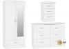 Nevada White Gloss 3 Piece Bedroom Furniture Set by Wholesale Beds & Furniture