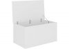 Nevada White Gloss Blanket Box by Wholesale Beds Open