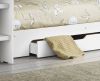 Orion White Bunk Bed by Julian Bowen Underbed