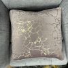 Pink and Gold Cushion