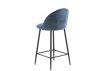 Ranzo Counter Stool in Blue Back