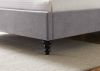 Rosa Light Grey Bedframe Range by Limelight Legs