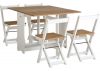 Santos White Butterfly Dining Set by Wholesale Beds