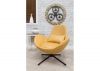 Swirl Swivel Chair Range by Sofahouse Yellow