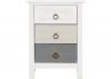 Vermont 3-Drawer Bedside by Wholesale Beds Front