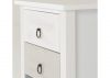 Vermont 3-Drawer Bedside by Wholesale Beds Handles