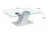 Lusso White Marble-Effect Coffee Table by CIMC Dimensions