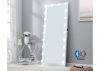 Hollywood White Bluetooth Floor Mirror by Derrys