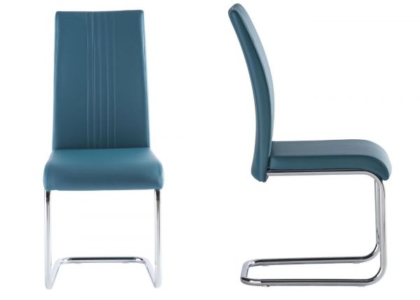 Montello PU Dining Chair - Teal