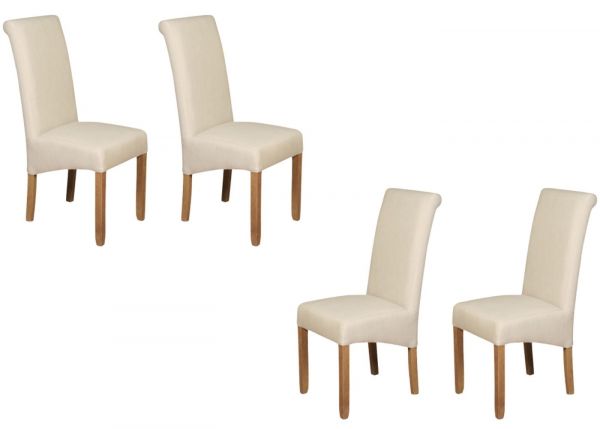 Sophie Dining Chair by Annaghmore - Set of 4 - Beige