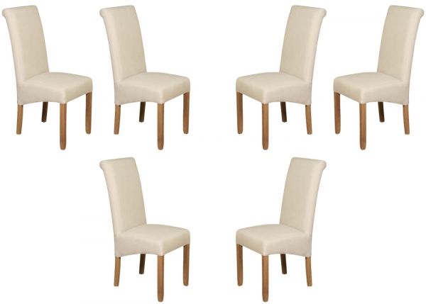 Sophie Dining Chair by Annaghmore - Set of 6 - Beige